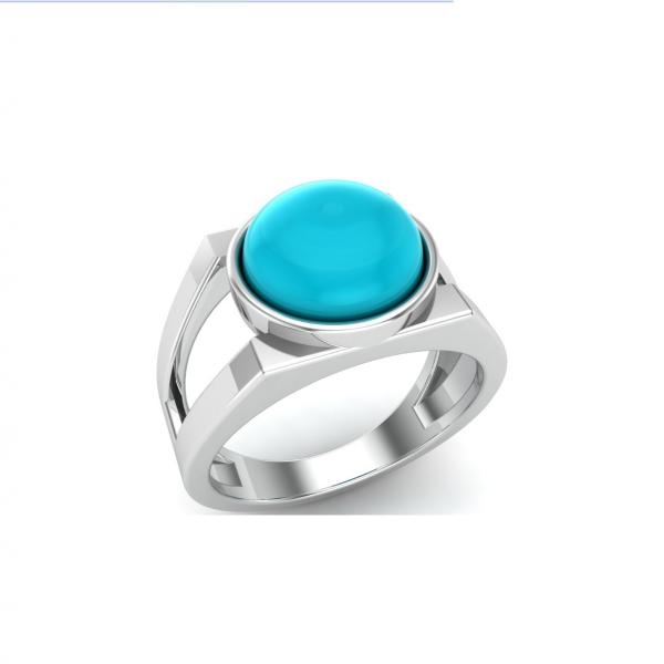 Bague turquoise argent Toscane
